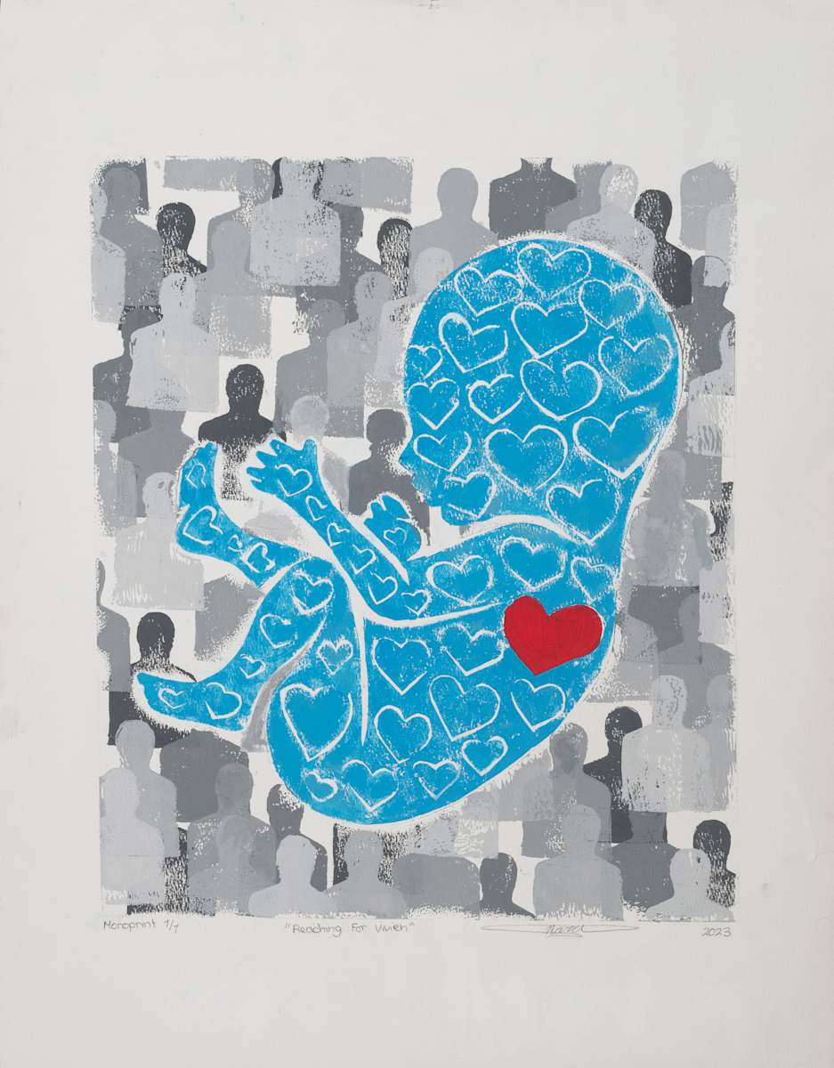 Reaching for Vivien by Nora Morrow  Image: $1,000 Spotlight Award 2023, Grade 8