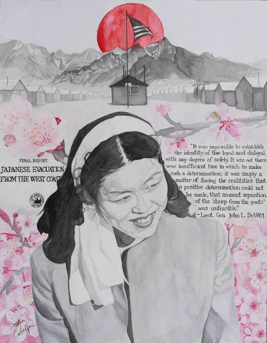 Blossoming of New Life by Sophia Cabalfin  Image: $2,000 High School 2nd Place 2024, Grade 12