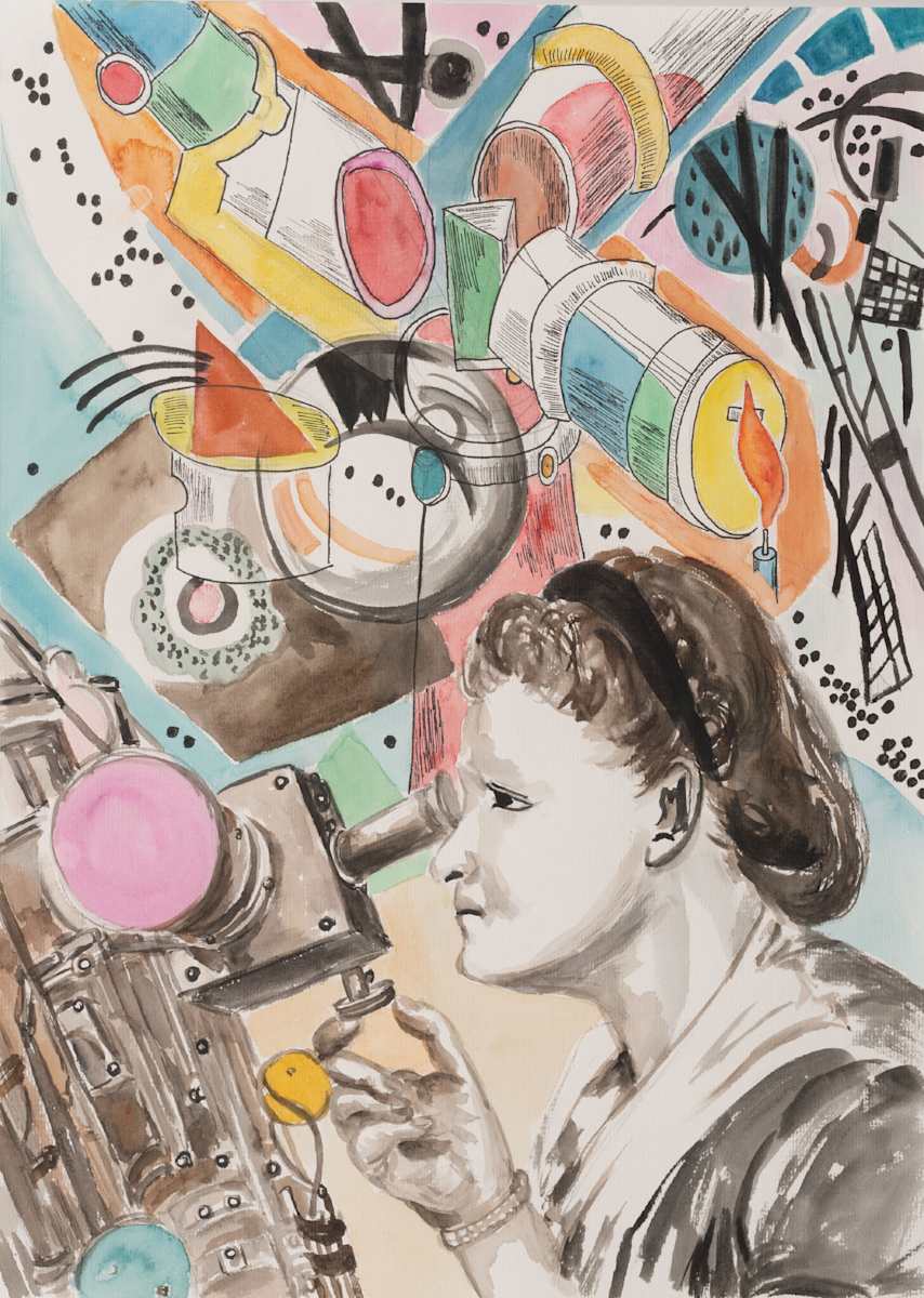 Finding links from tracks by Benjamin Gu  Image: $1,000 Spotlight Award 2024, Grade 6