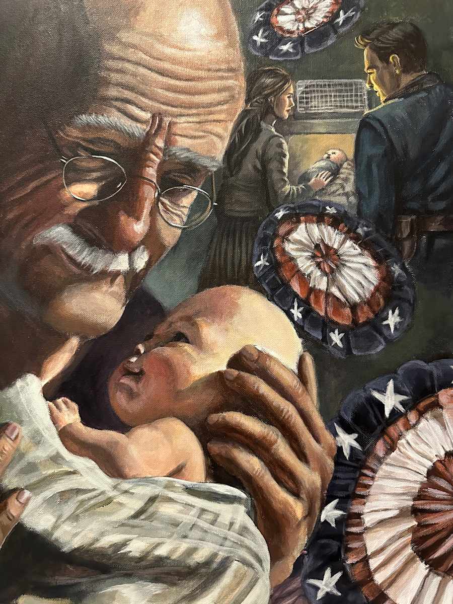 Infant Eyes by Brandon Hanaoka  Image: $750 Certificate of Excellence 2025, Grade 10