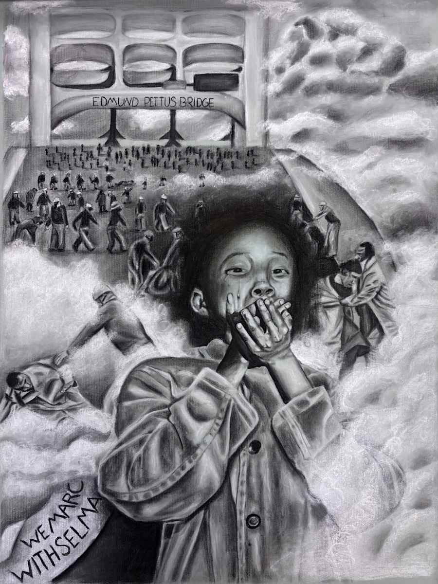 A March To Remember by Charlize Holmes  Image: $750 Certificate of Excellence 2025, Grade 11