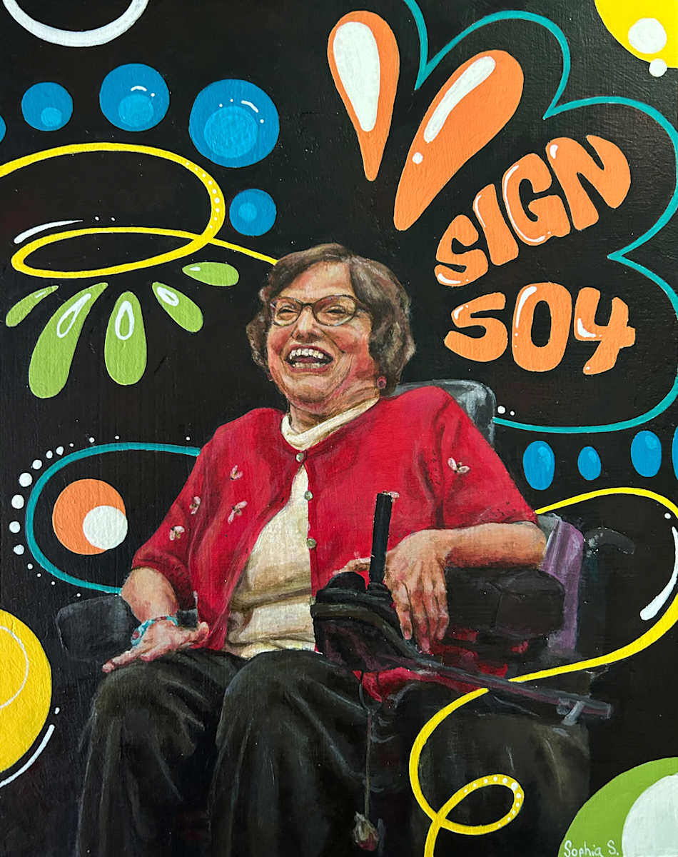 Power in Protest by Sophia Schlueter  Image: $750 Certificate of Excellence 2025, Grade 12