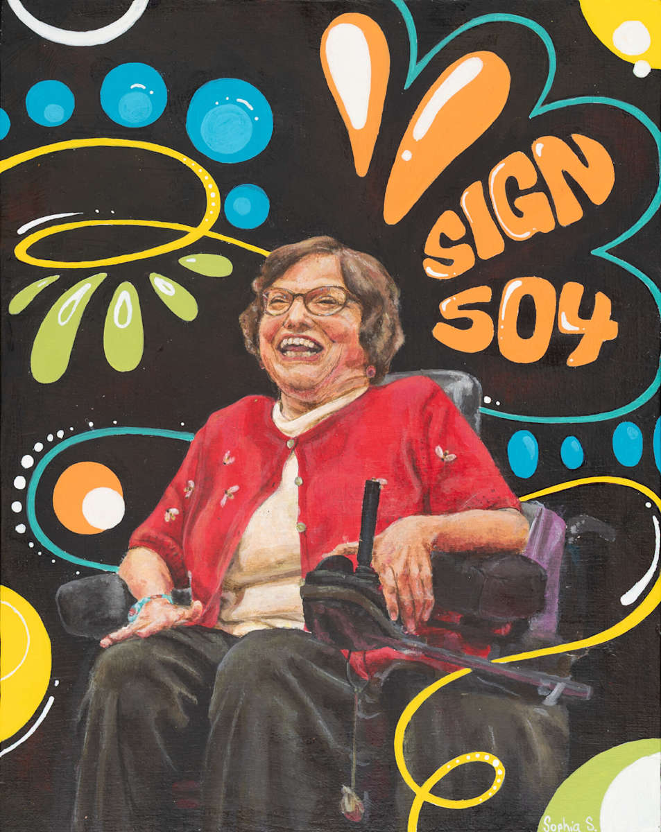 Power in Protest by Sophia Schlueter  Image: $750 Certificate of Excellence 2025, Grade 12