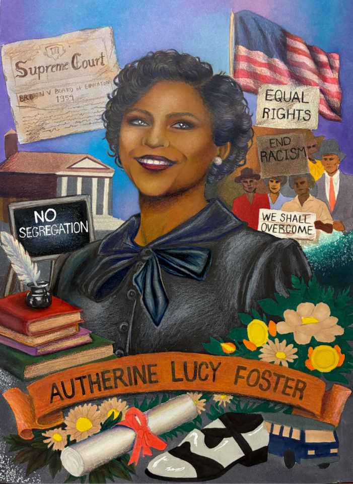 Autherine Lucy Foster by Laila Dubon, Image 1.