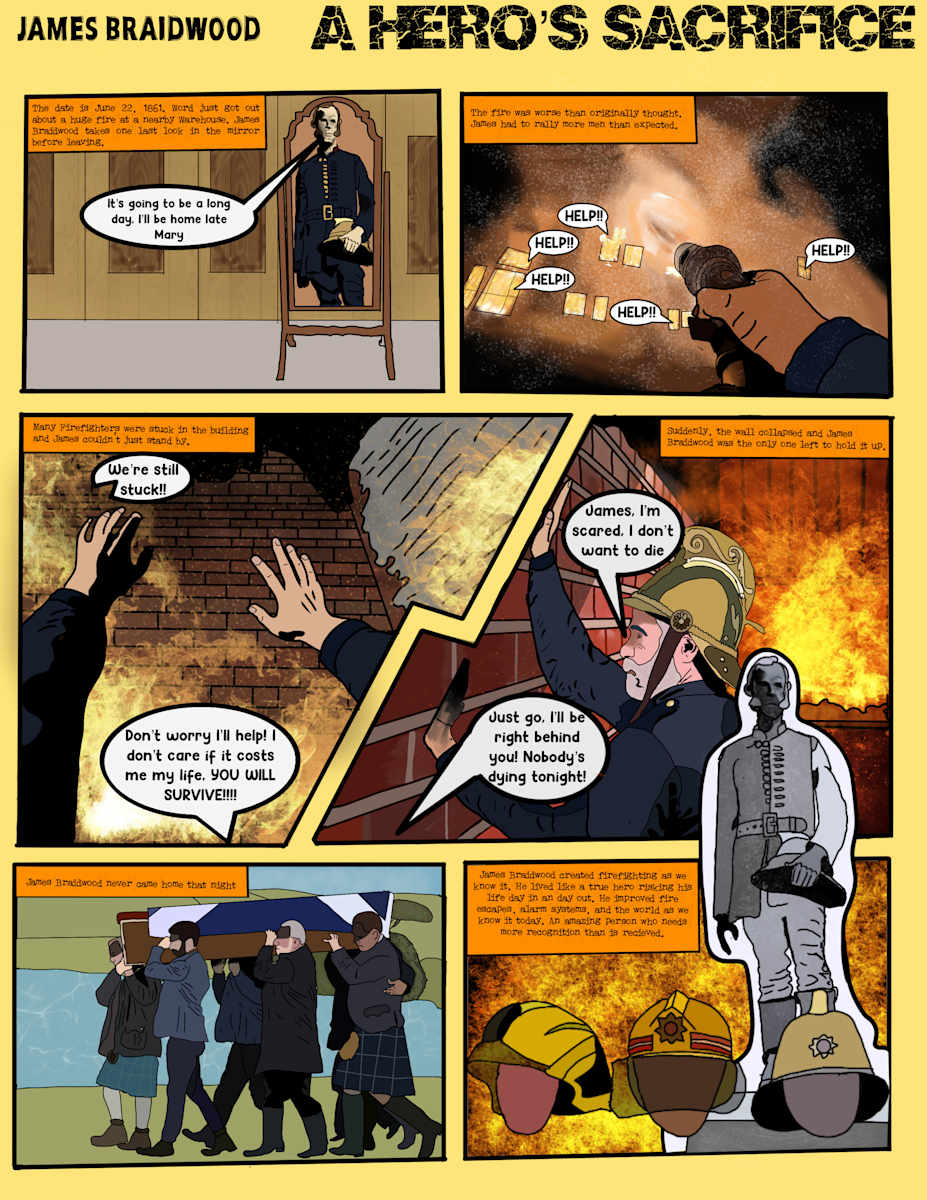 A Hero’s Sacrifice by Dante Matula, Image 1.