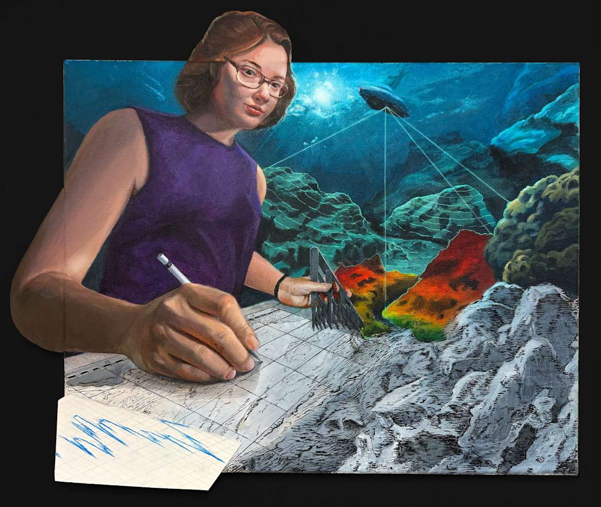 Charted from the Shore by Annabelle Nam, Image 1.