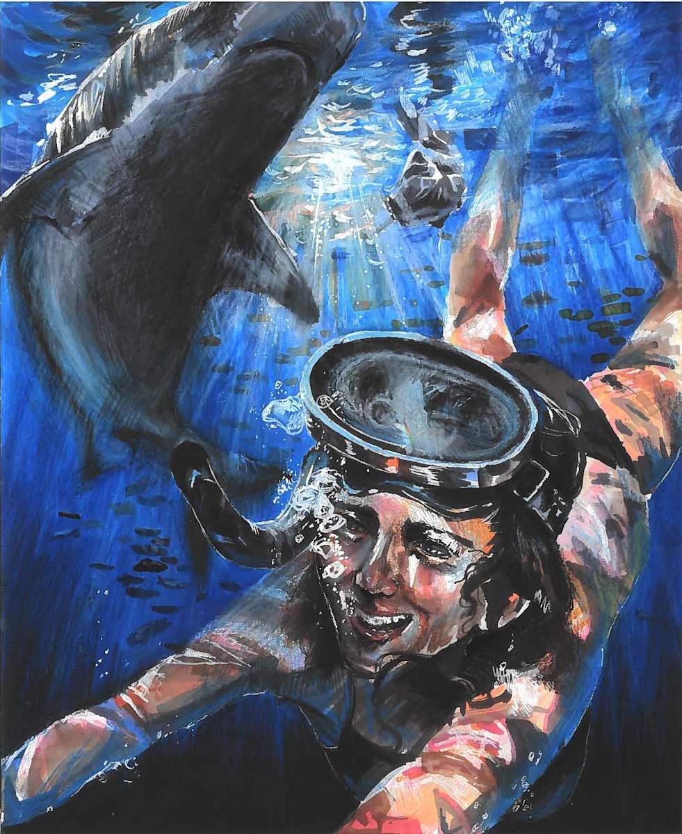 Shark Lady: Eugenie Clark by Jasmine Zhang, Image 1.