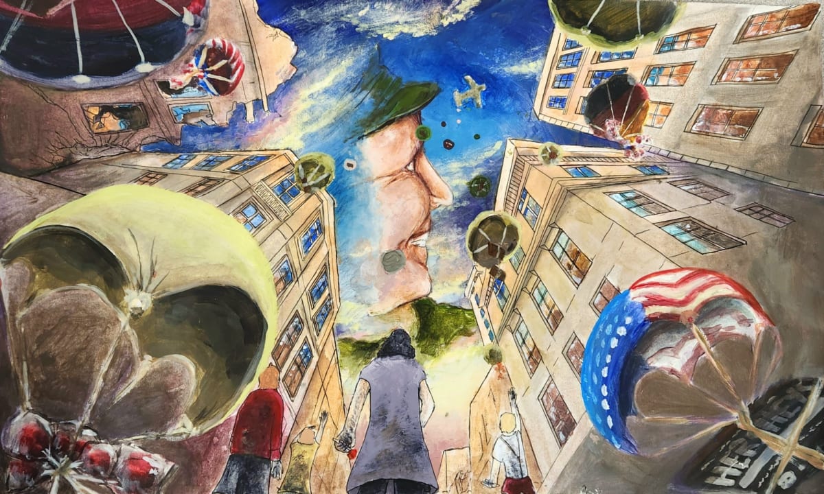 Rain of Hope by Eva Hammonds  Image: 2023 Finalist, Grade 11