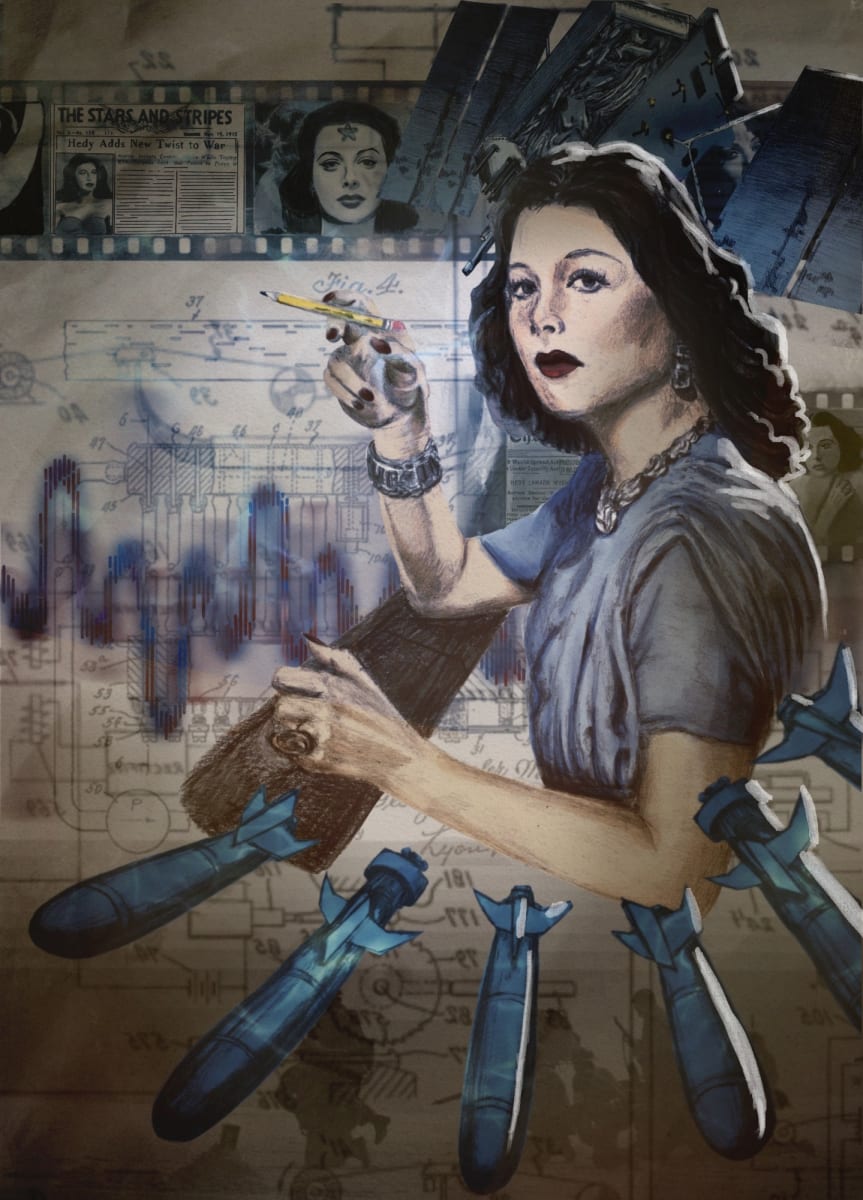 Genius Inventor Behind Beauty by Chloe Hu  Image: $1,000 Middle School Second Place 2023, Grade 8