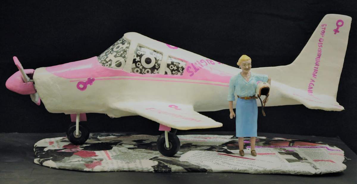 Jerrie Cobb: Female Aviator by Eve Wilson  Image: 2021 Finalist, Grade 7