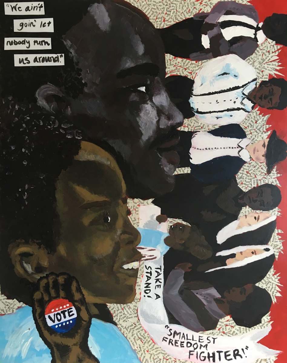 Smallest Freedom Fighter by Mairen O'Neill  Image: 2017 Finalist, Grade 10