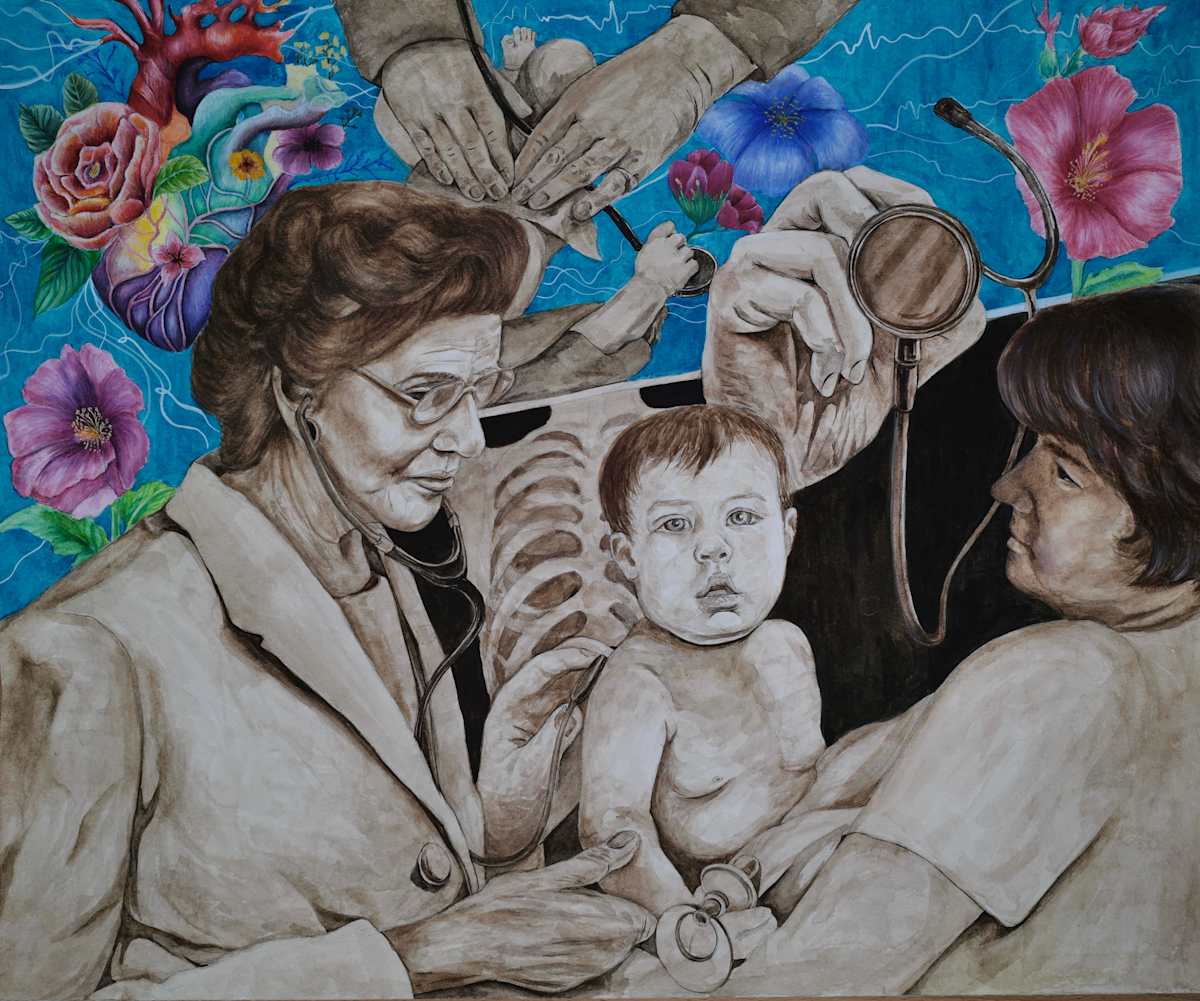 The Heartbeat of Resilience by Katelyn Kim  Image: 2024 Finalist, Grade 11