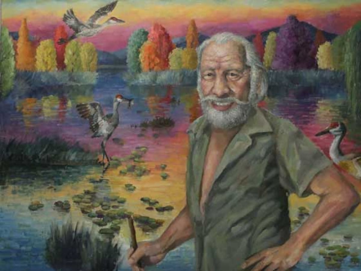 The Old Man and the Cranes by Liran Hu  Image: $7,500 Grand Prize 2016, Grade 9