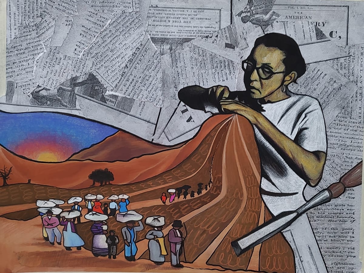 Sculpting Justice by Evelin Jimenez  Image: 2024 Finalist, Grade 11