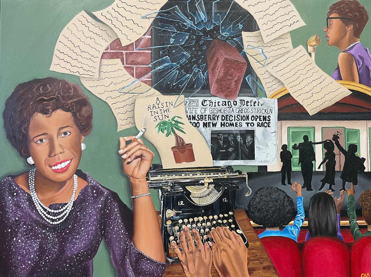 The Story of Lorraine Hansberry by Charlize  Holmes  Image: 2024 Finalist, Grade 10