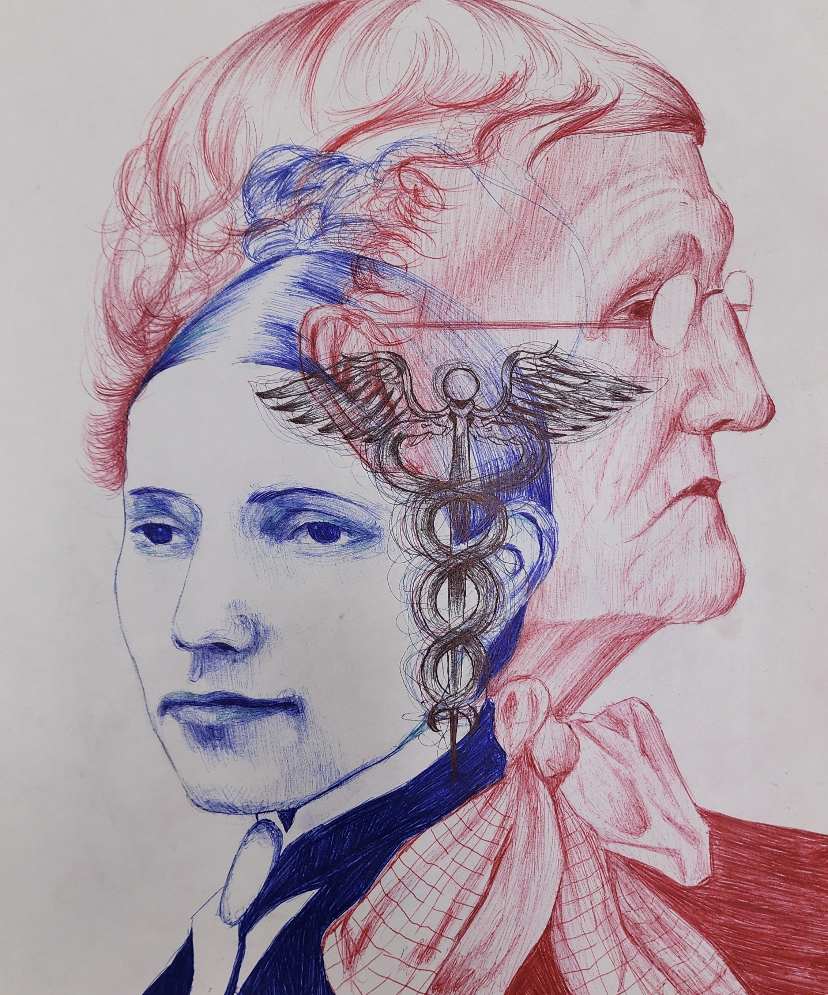 The Nurse of the Battle Field by Mekel Green  Image: 2024 Finalist, Grade 12