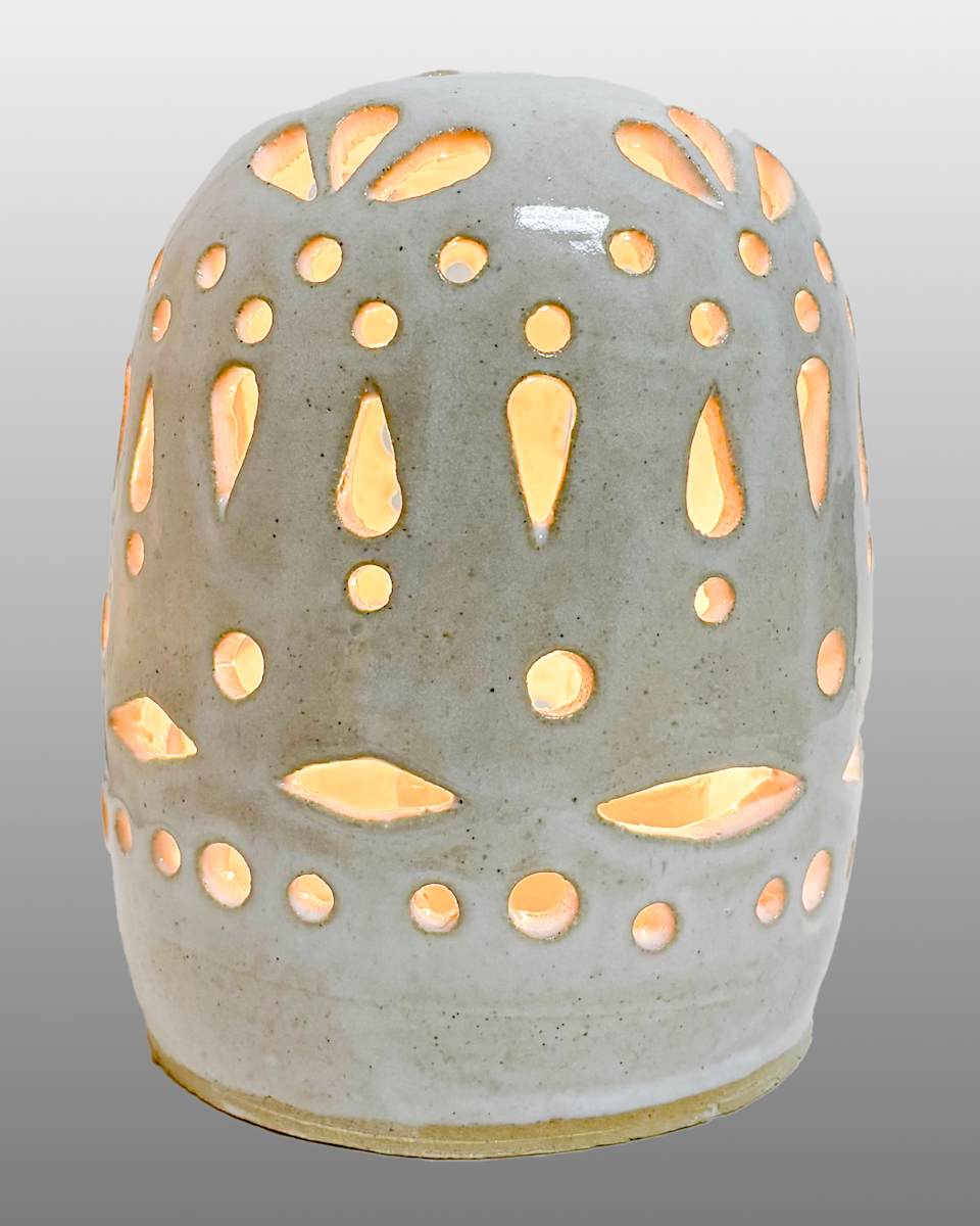 Carved Lamp by Ella Lickei 