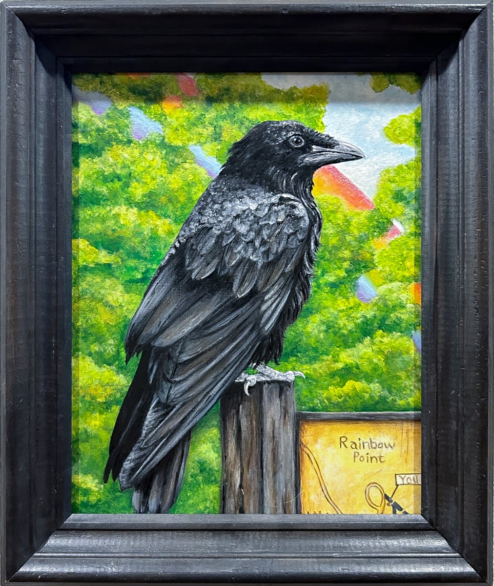 Rainbow Point Raven by Lucinda (Cindy) Merril 