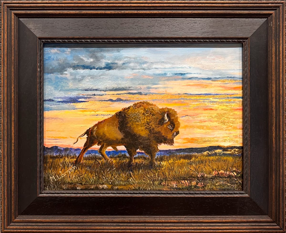 Golden West Buffalo by Mary Ann Larsen 