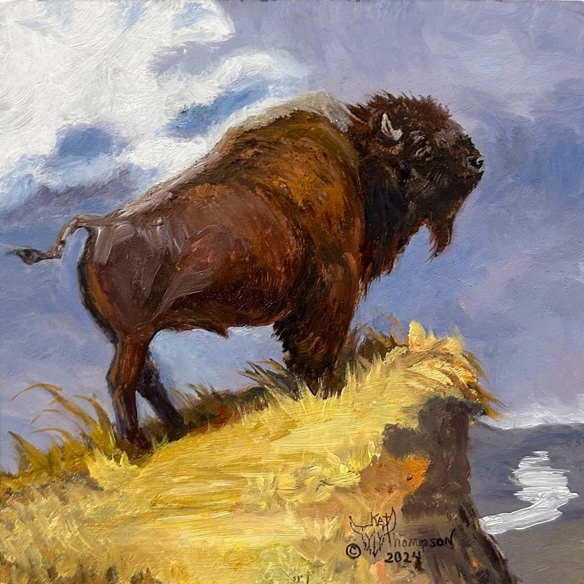 Of The Wind & Buffalo Grass by Kat Thompson 