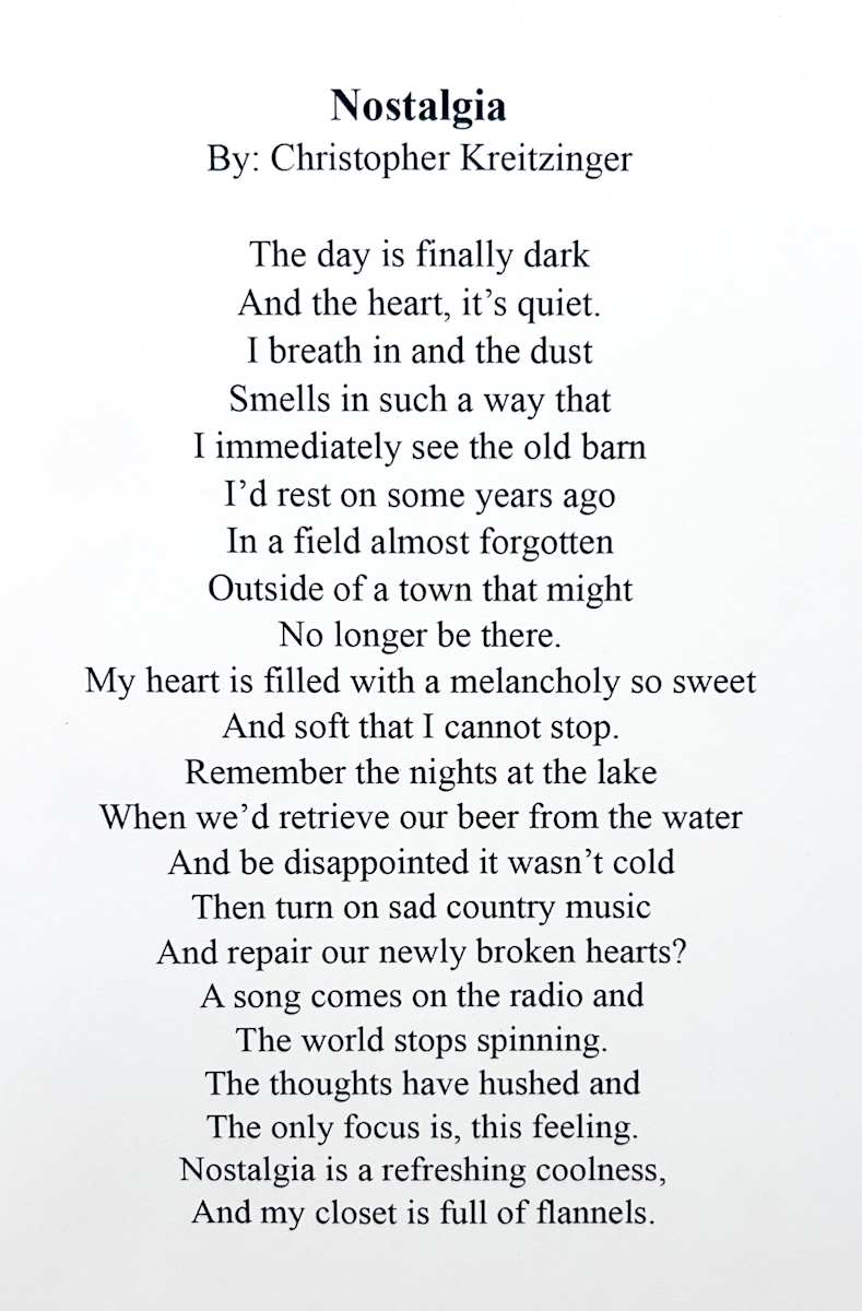 Nostalgia by Christopher Kreitzinger 