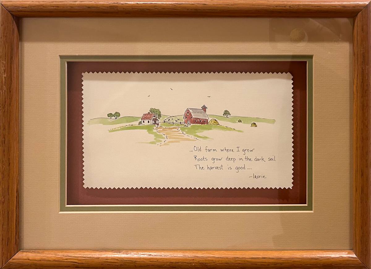 Old Farm Where I Grew by Laurie Wlliam-Hayes 