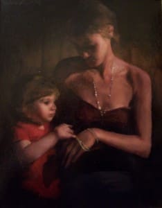 WOMAN WITH CHILD by Stephanie Deshpande 