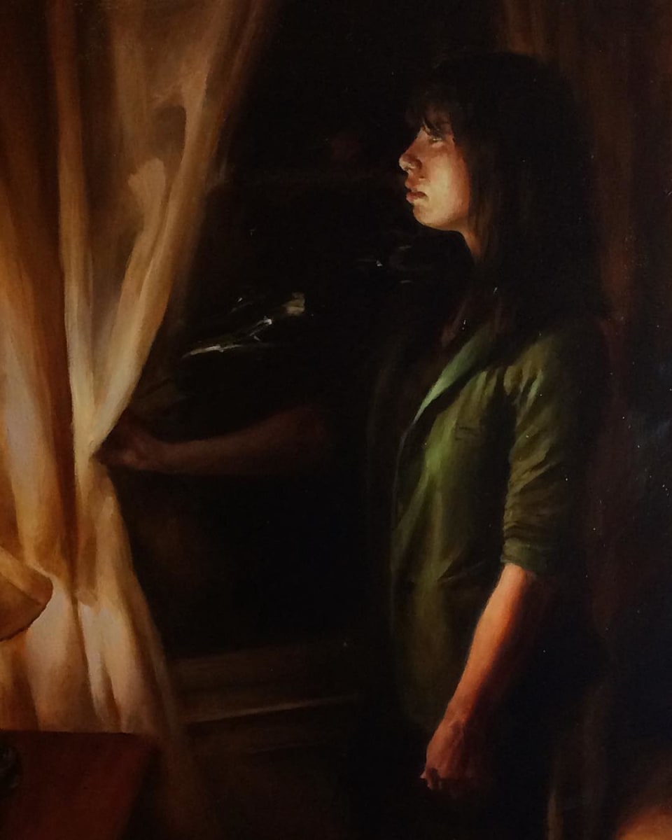 By the Window at Night by Stephanie Deshpande, Image 1.