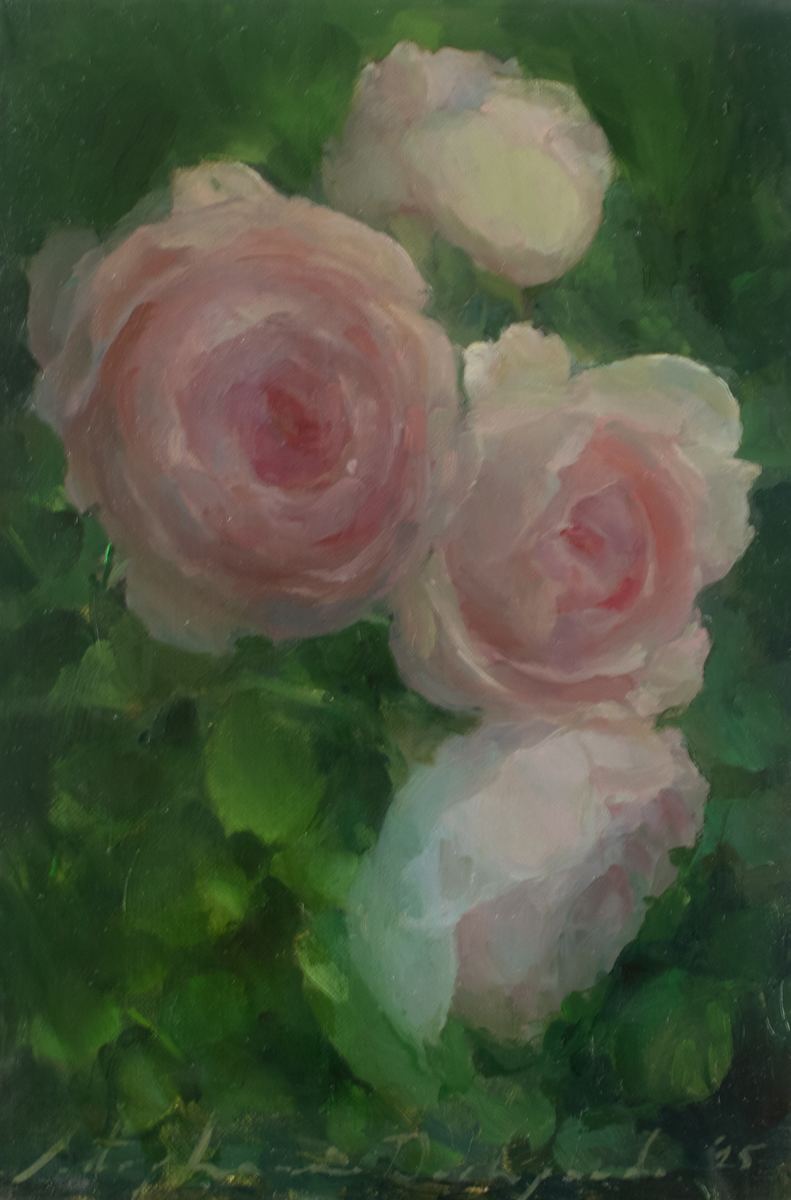 Roses in the Garden by Stephanie Deshpande 