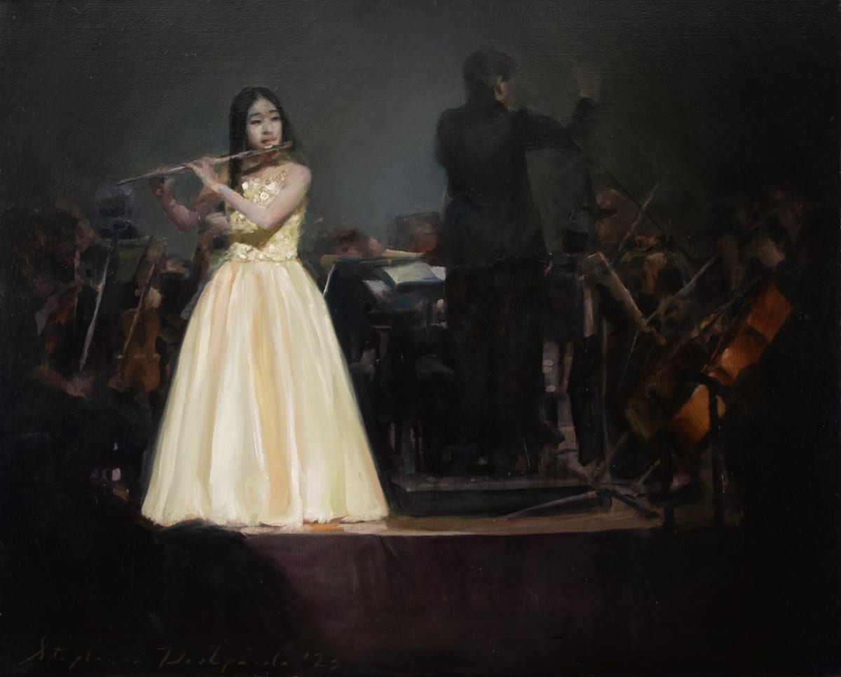 The Young Flutist by Stephanie Deshpande 