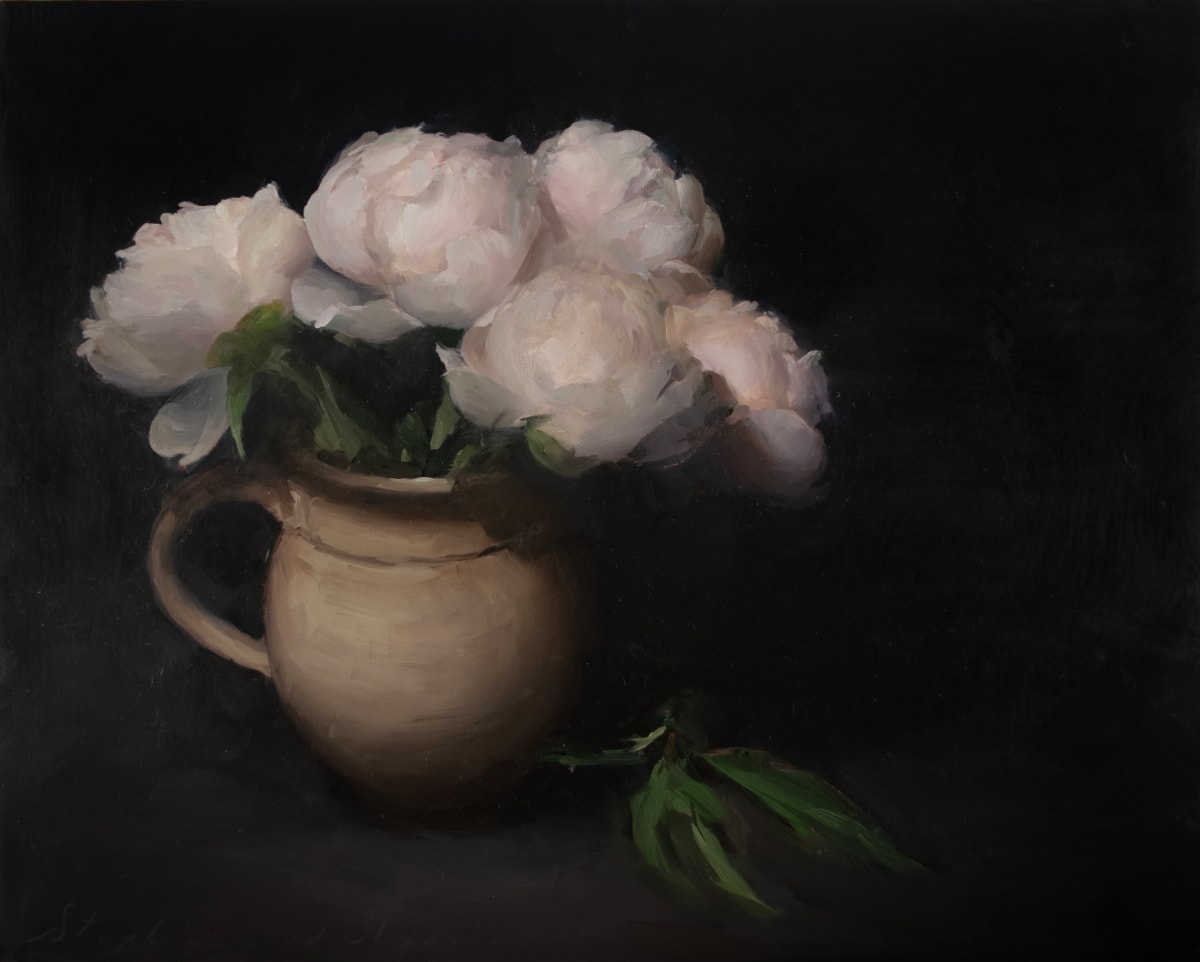 Peonies at Night by Stephanie Deshpande 