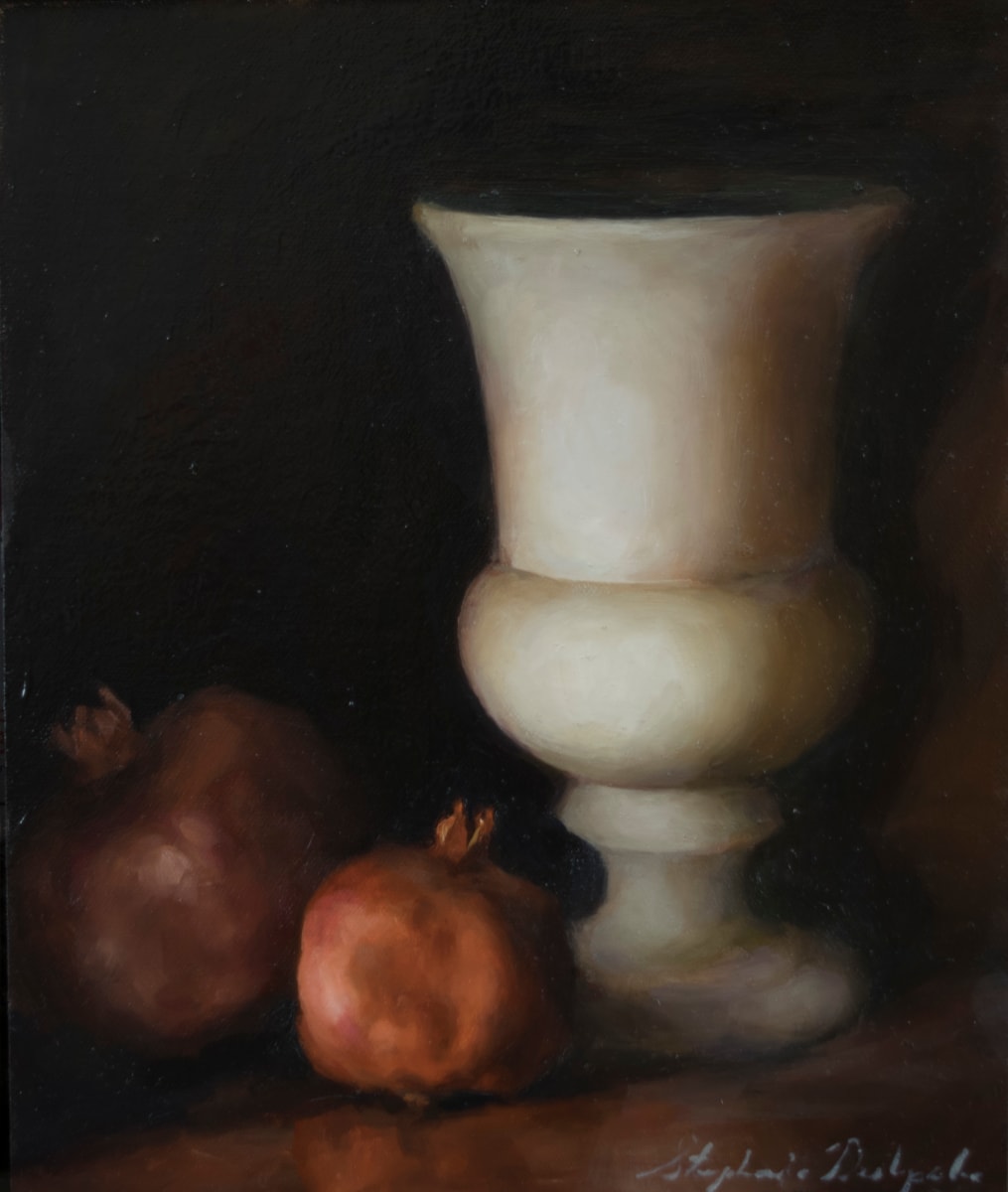 Pomegranates and Vase by Stephanie Deshpande, Image 1.