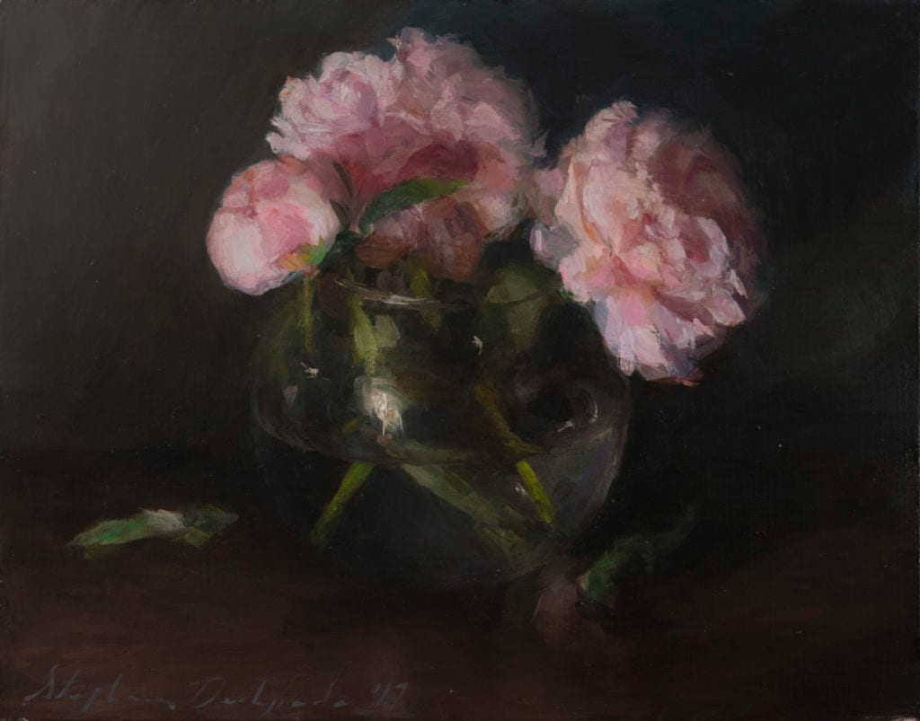 Three Peonies by Stephanie Deshpande 