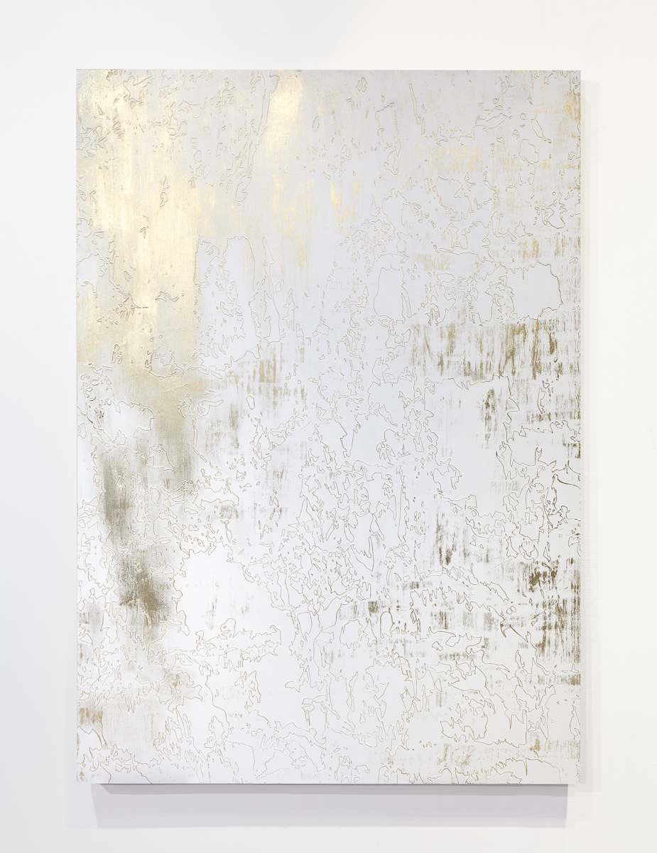 White & Gold Bark by JOYCE BILLET, Image 3.
