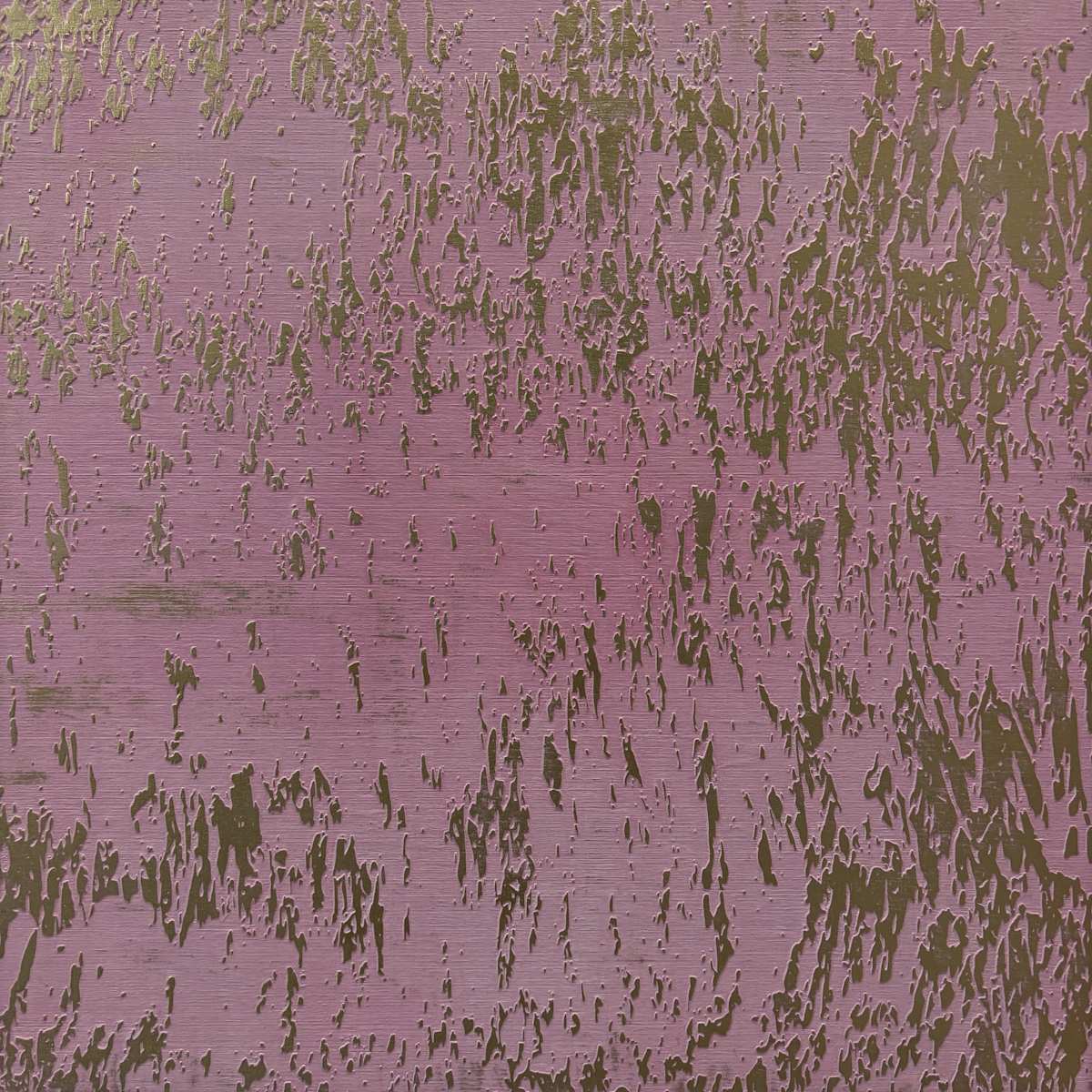 pink and gold square by JOYCE BILLET 