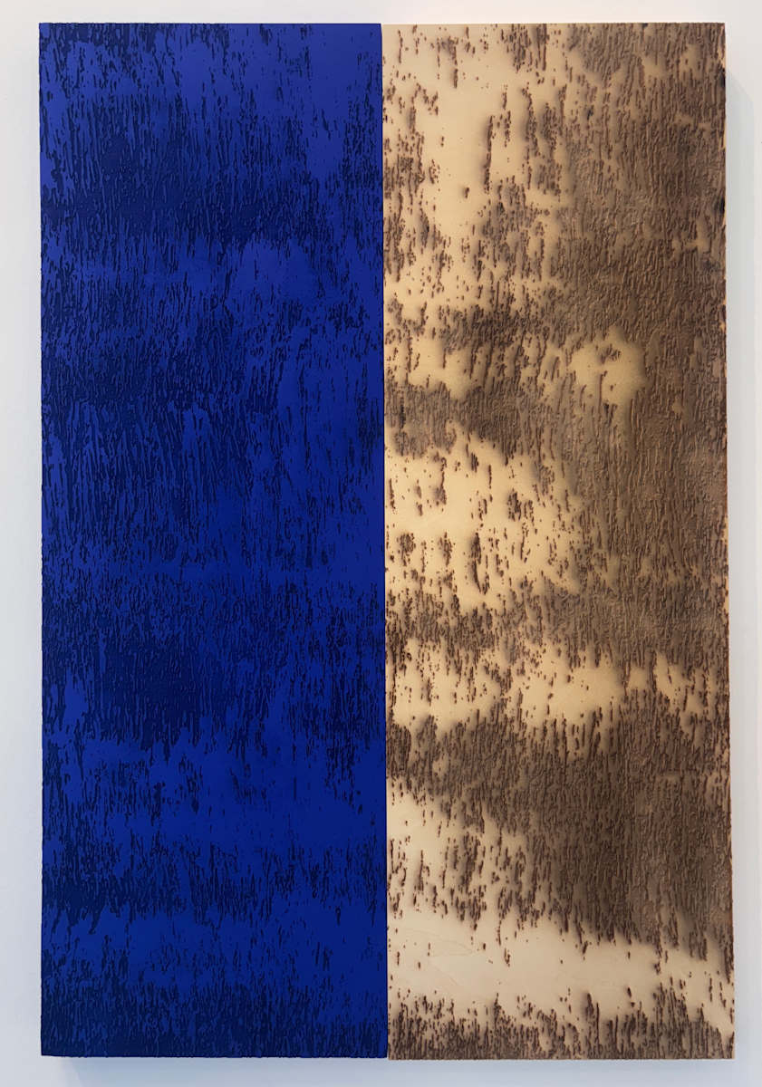 Dichotomy (Blue & Raw) by JOYCE BILLET, Image 1.