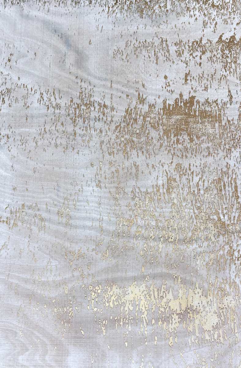 White and Gold Bark by JOYCE BILLET, Image 2.