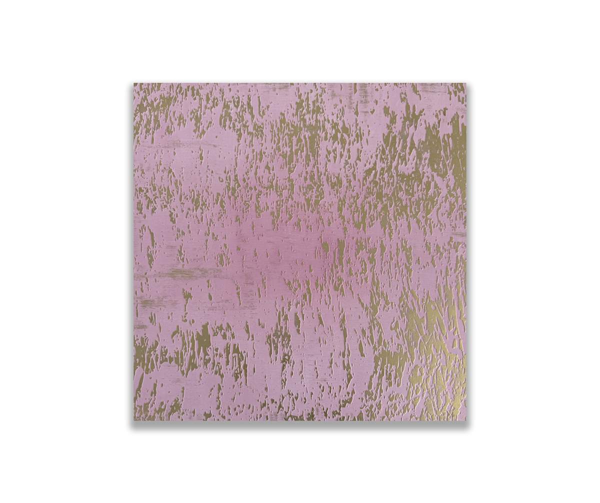 pink and gold square by JOYCE BILLET, Image 2.