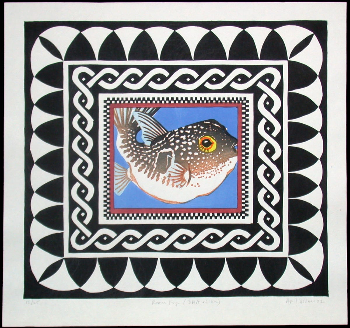 Roman Fugu (spots) by April Vollmer 