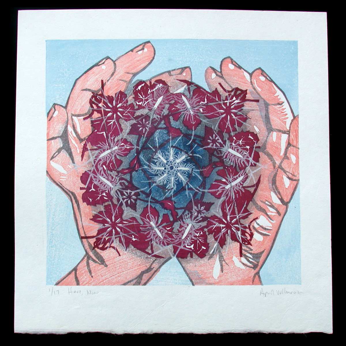 Here, Now by April Vollmer  Image: the sense of touch in five blocks