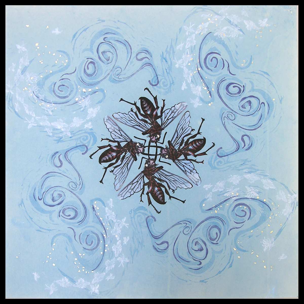 Vortex, Blue (ed 6) by April Vollmer, Image 1.