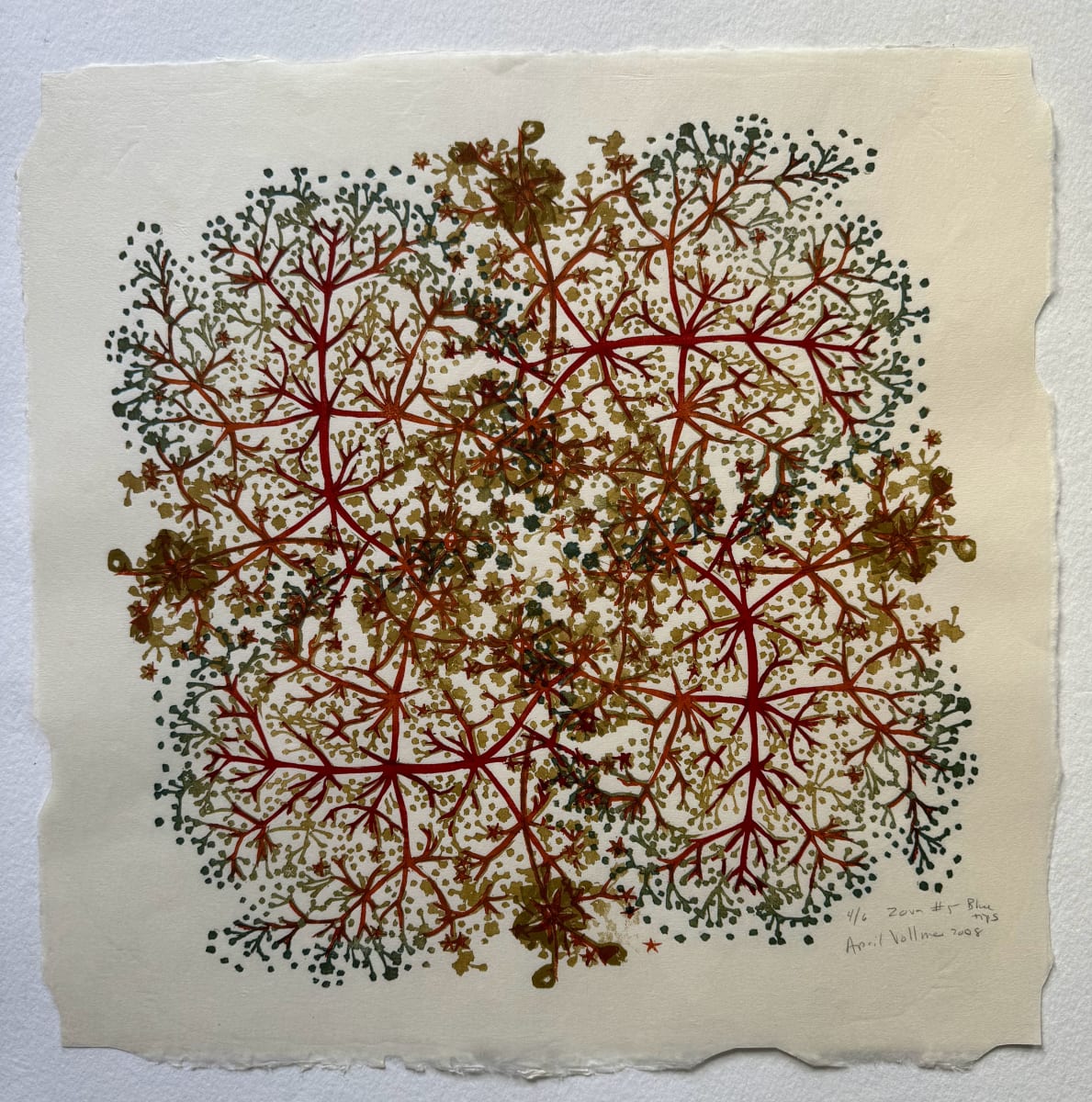 Zova Network #5 (blue tips) (ed 6) by April Vollmer, Image 1.