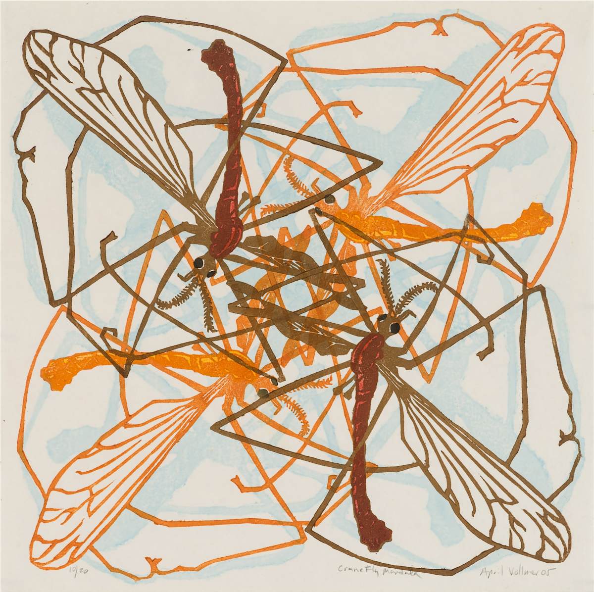 Cranefly Mandala by April Vollmer, Image 3.