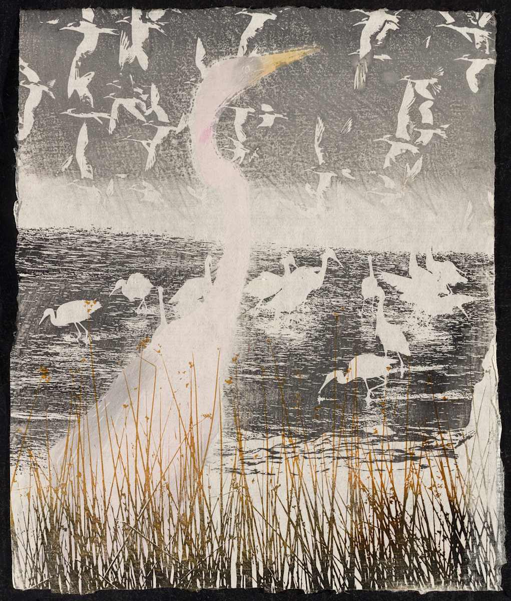 Flamingo Egret by April Vollmer, Image 1.