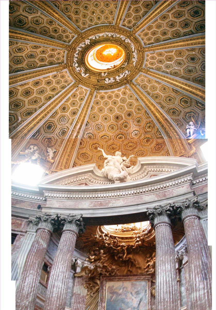 Inside Out Series: Bernini's Wedding (Saint Andrea) by April Vollmer 