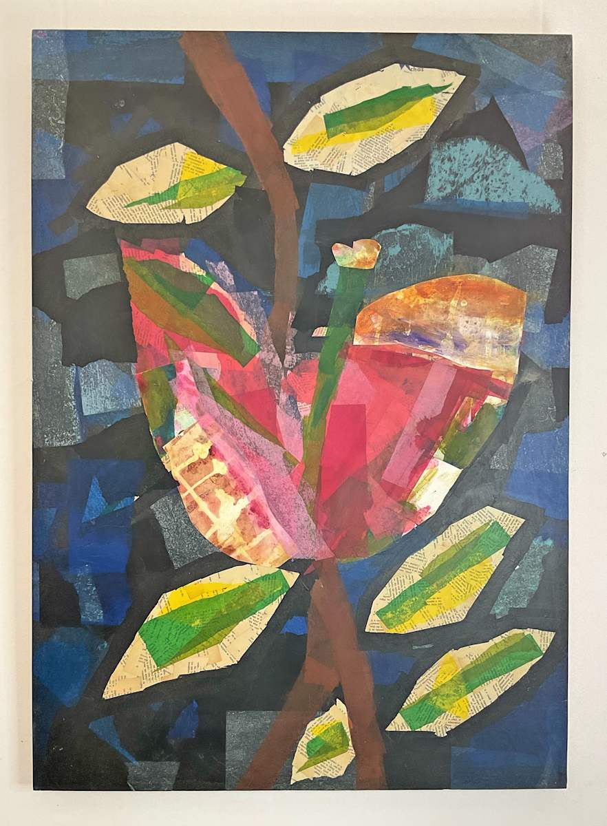 Bougainvillea Mosaic by Jeanne Connolly 