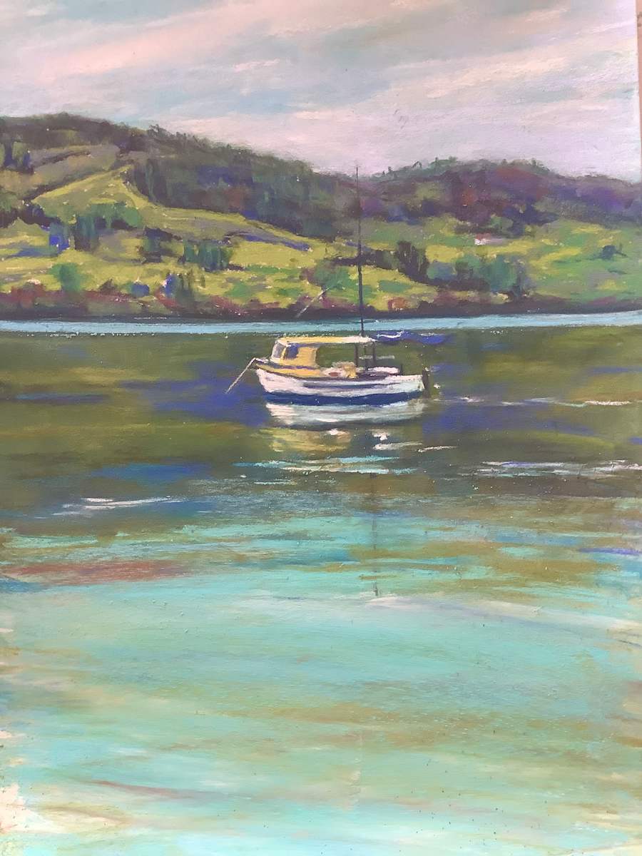 Yellow Boat by Sheree Arden 
