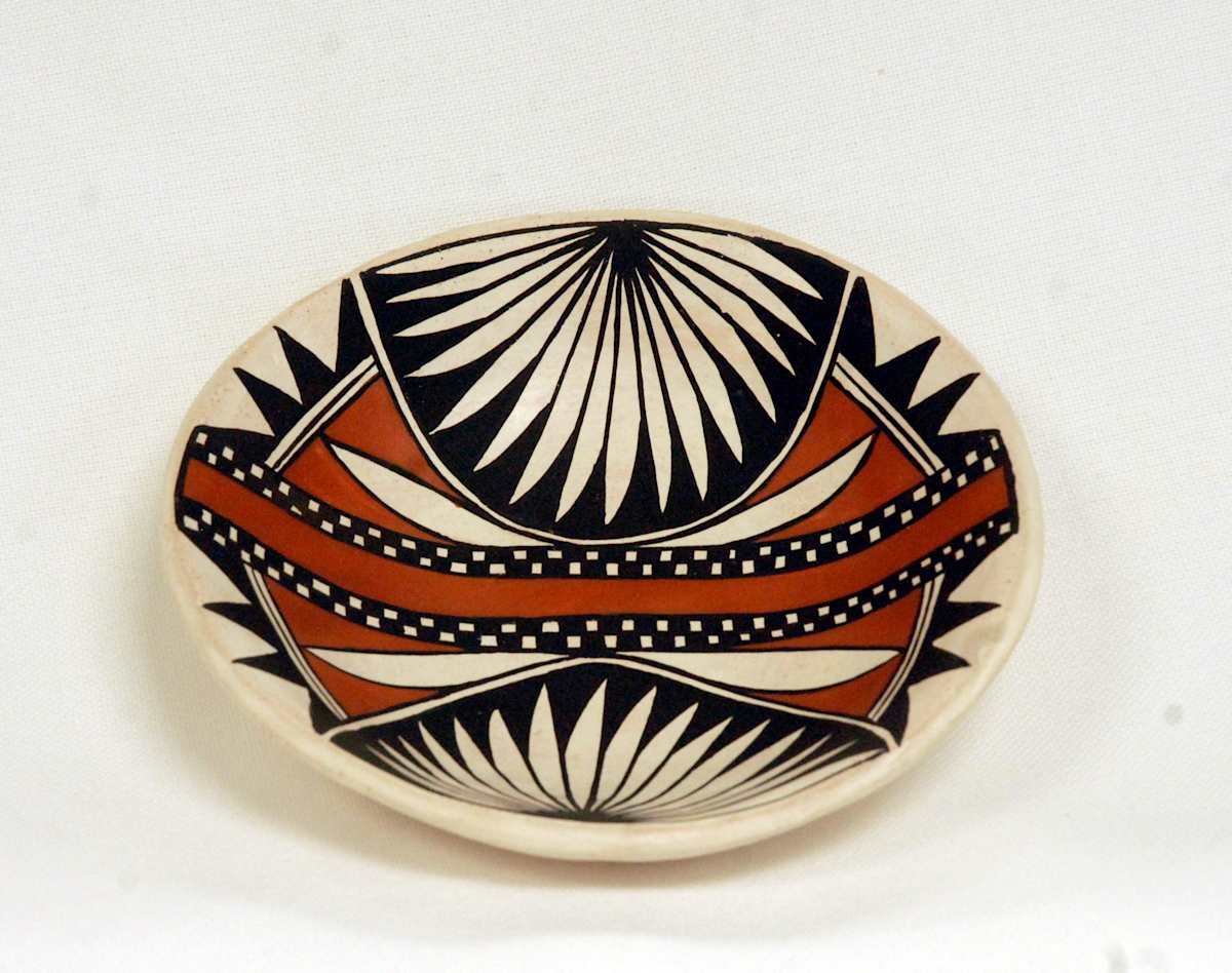 Acoma Flat Bowl by M. Antonio 