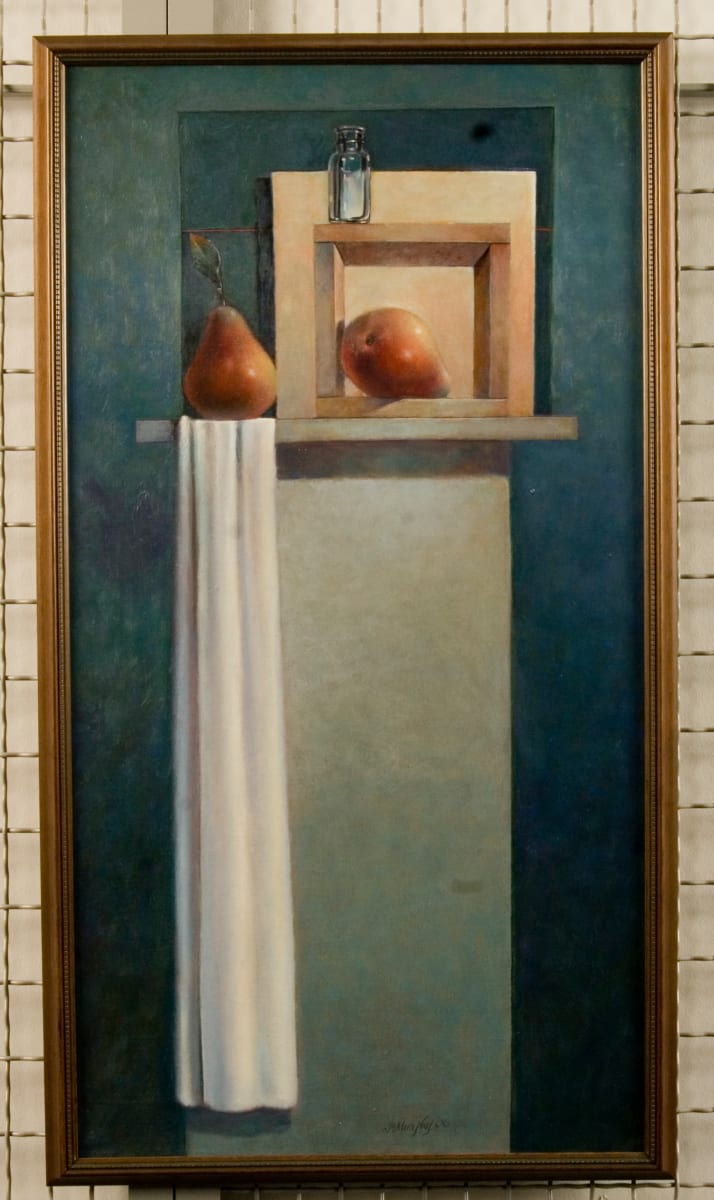 Pears with Small Bottle by Patrick Murphy 