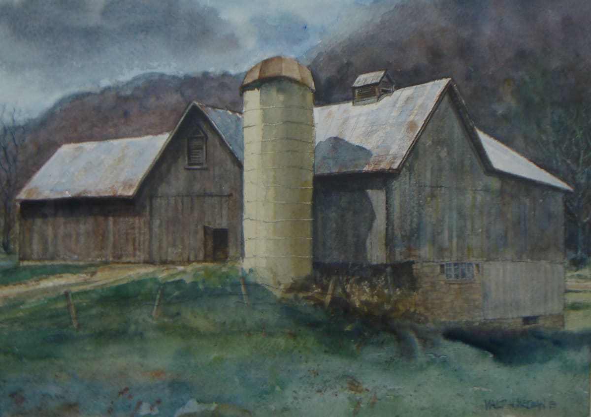 Barn at Bodines by Walter Hartman 